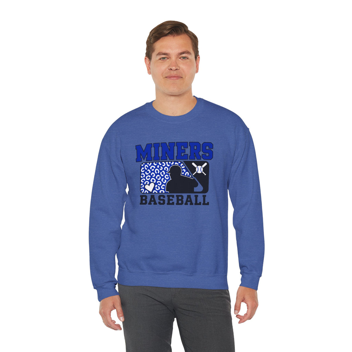 Miners Baseball Crewneck Sweatshirt – Team Spirit Pullover