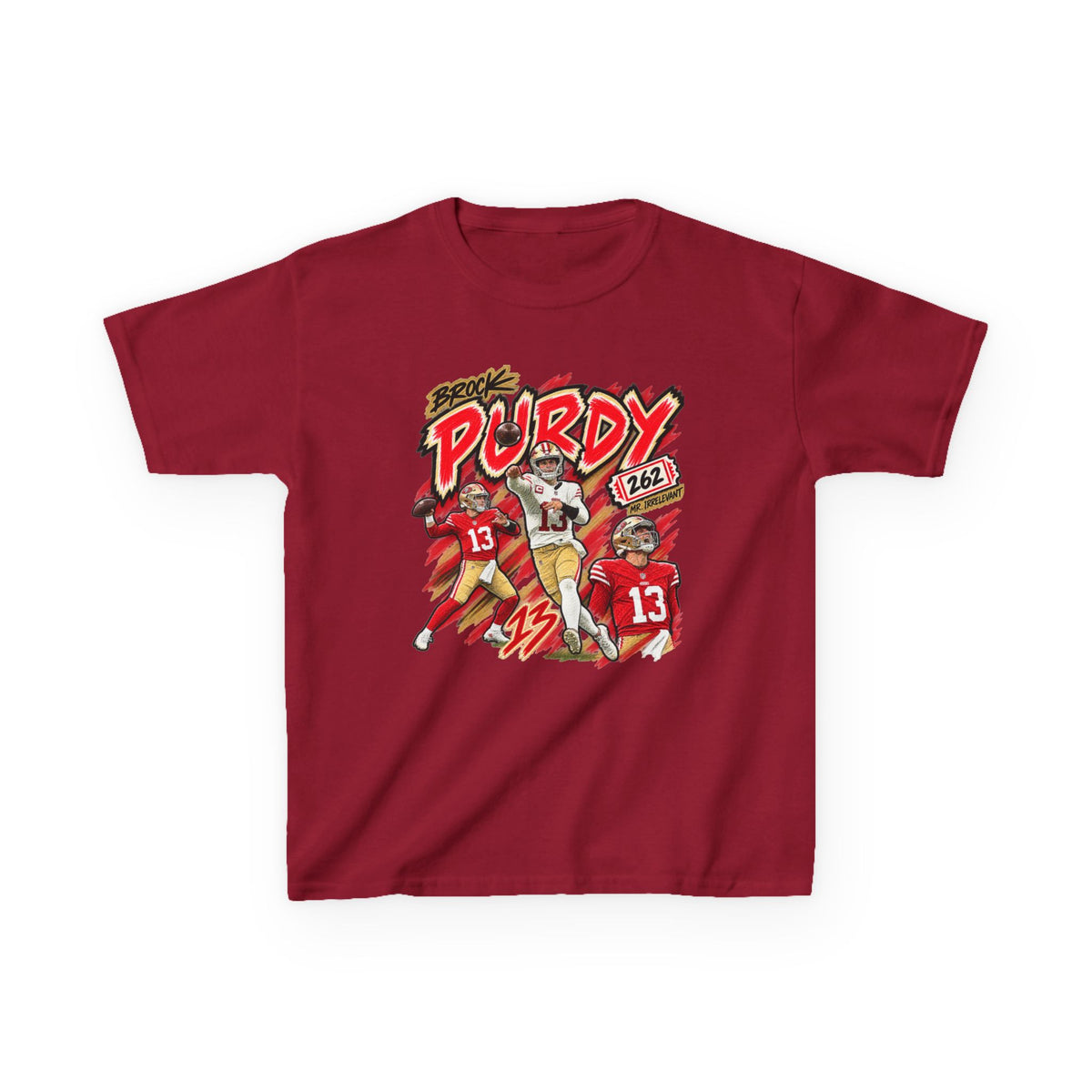 YOUTH Brock Purdy, MR. IRRELEVANT Graphic T-Shirt - Sunday Standouts Sketch Series