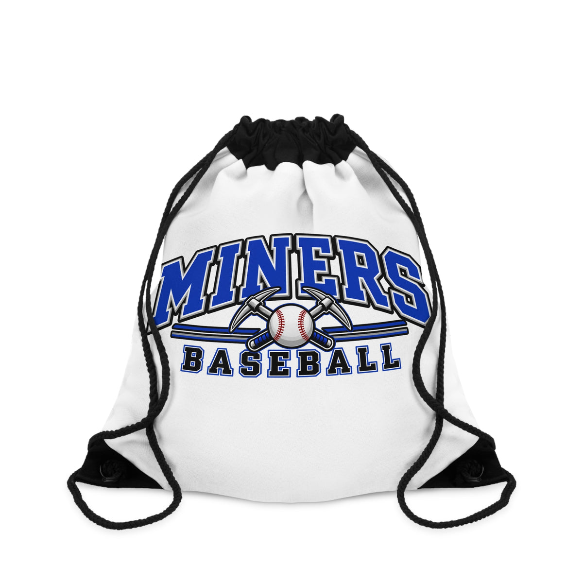 Miners Baseball Drawstring Bag