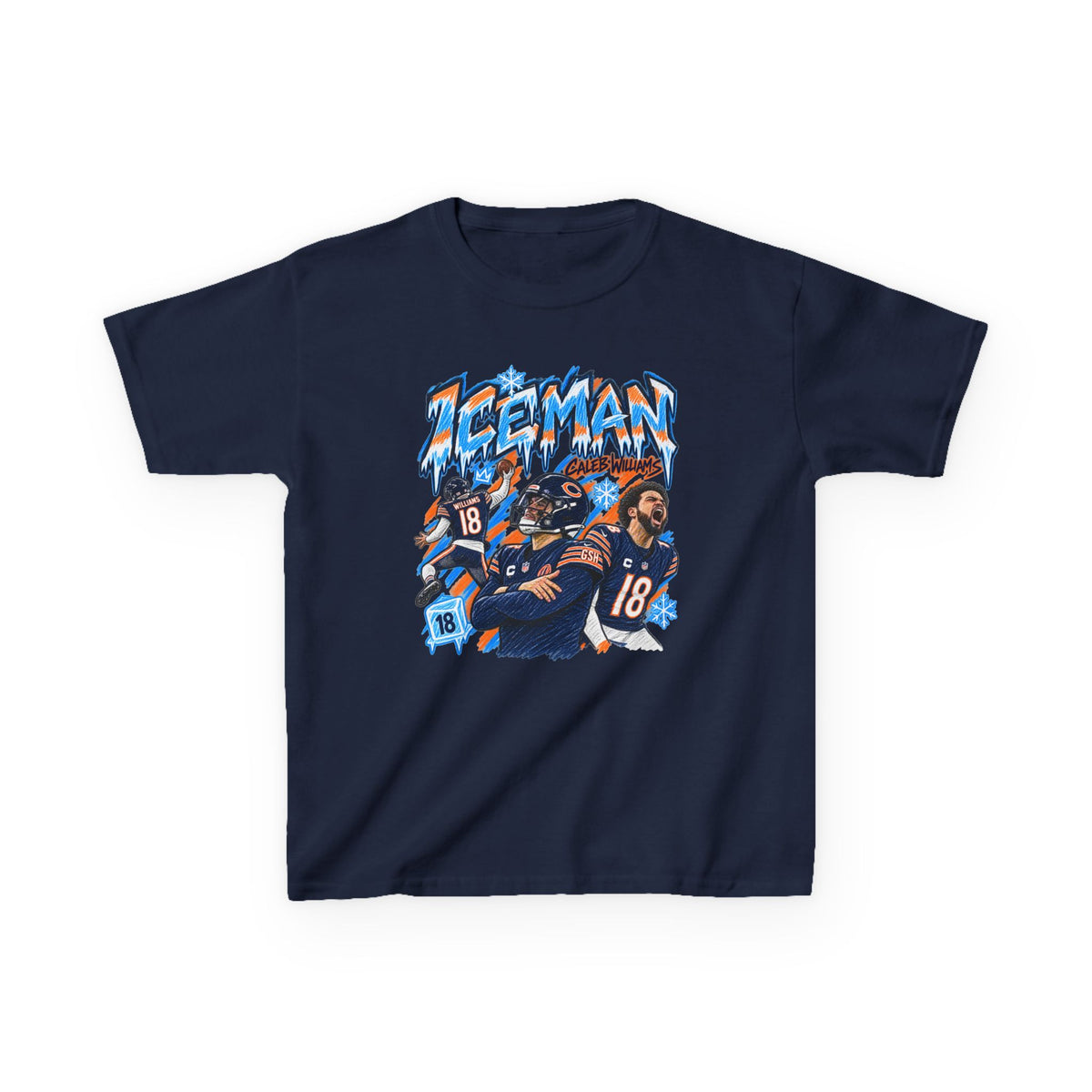 YOUTH Caleb Williams, ICEMAN Graphic T-Shirt - Sunday Standouts Sketch Series