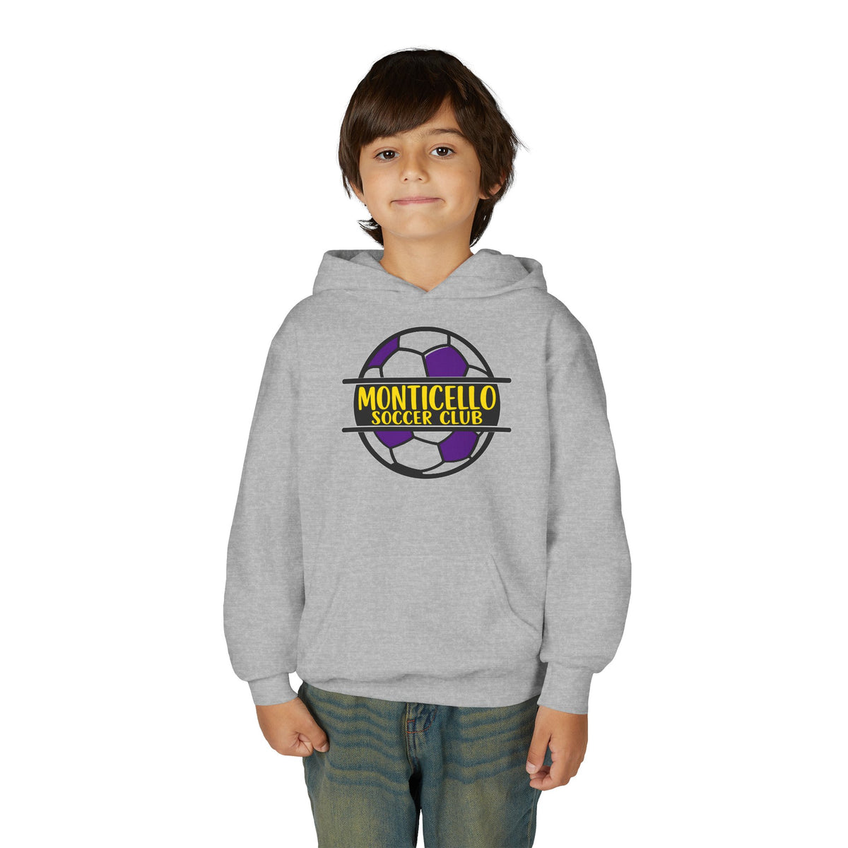 YOUTH Hoodie — Monticello Soccer Club Logo Sweatshirt