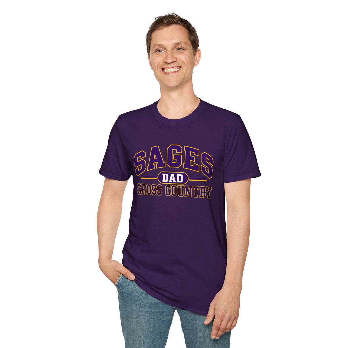 Sages Cross Country Dad T-Shirt — Proud Running Dad Tee