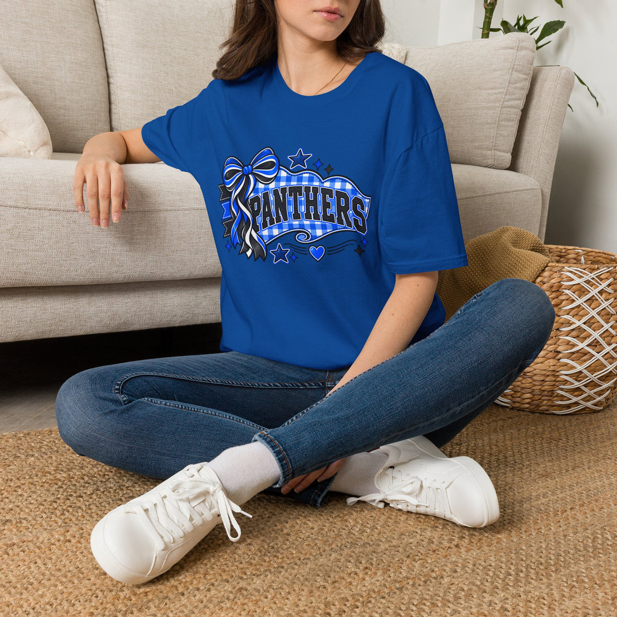 Panthers T-Shirt — Blue Ribbon Spirit Tee