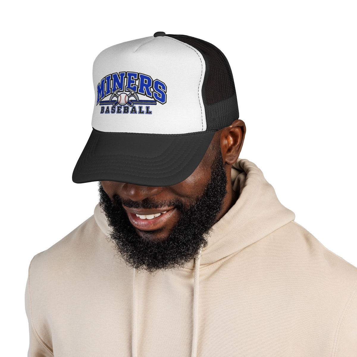Miners Baseball Trucker Hat – Vintage Team Logo Mesh Cap