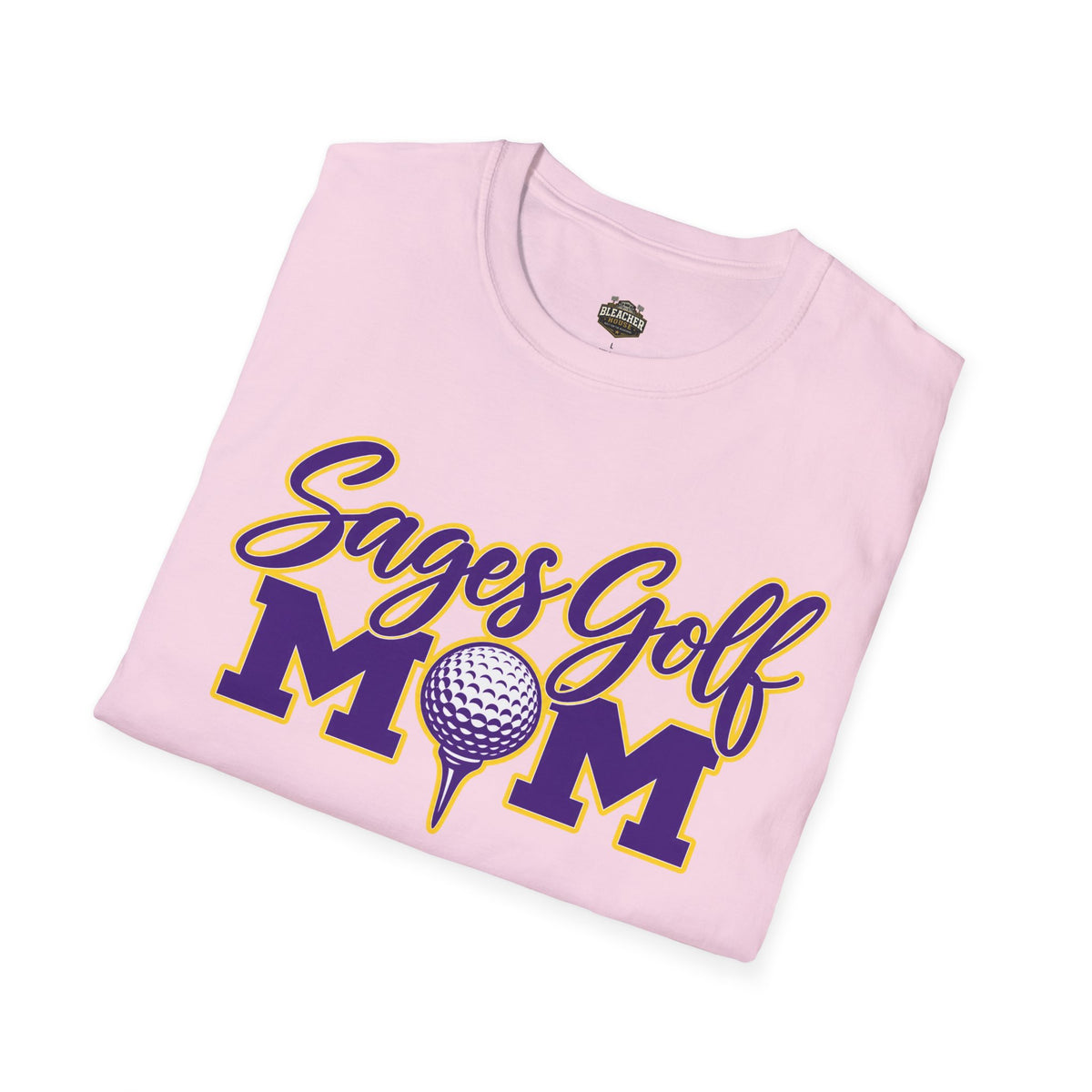 Sages Golf Mom T-Shirt — “Sages Golf MOM” Script & Tee Graphic