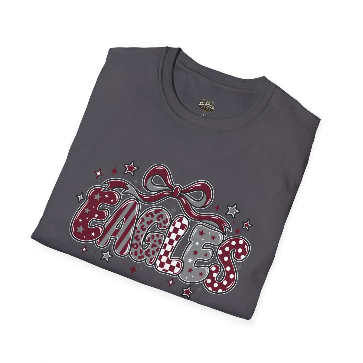 Eagles T-Shirt — Retro Bow & Stars Spirit Shirt