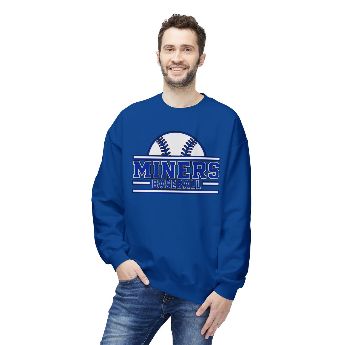 Miners Baseball Crewneck Sweatshirt