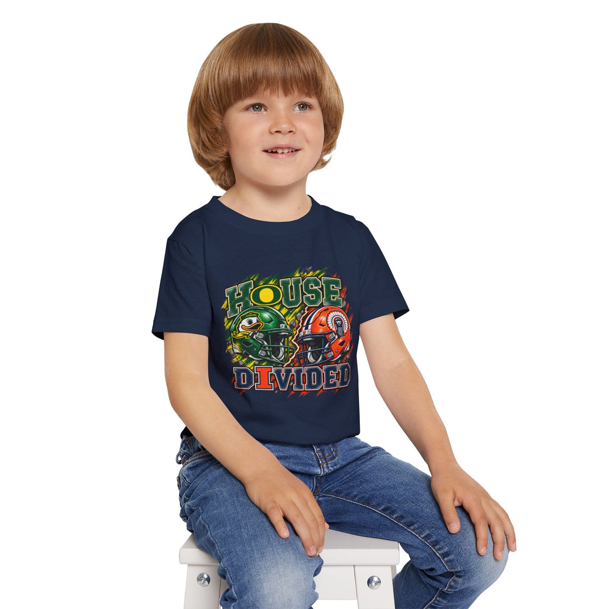 TODDLER House Divided T-Shirt — Illinois vs Oregon