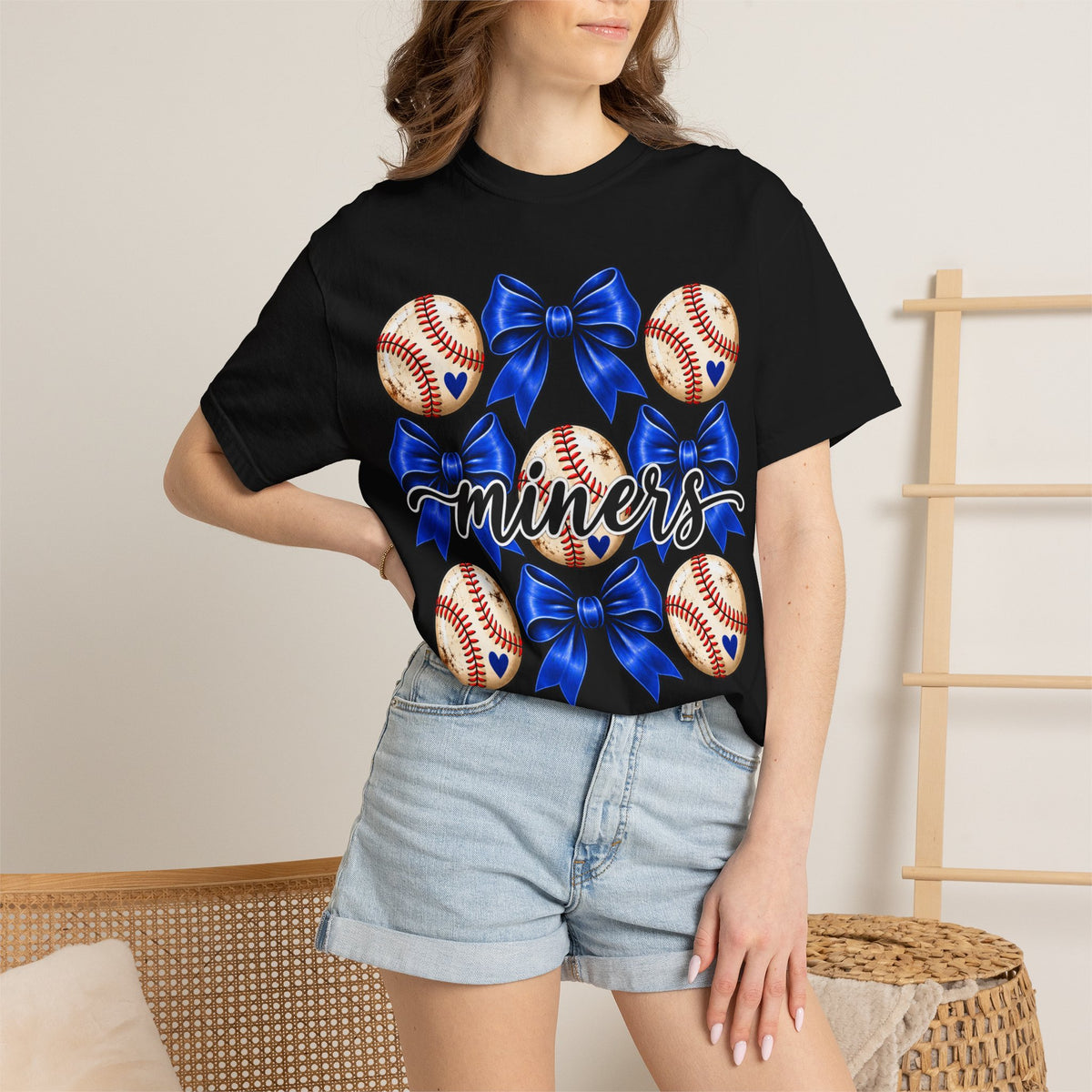 Miners Baseball Bows "Miners" T-Shirt