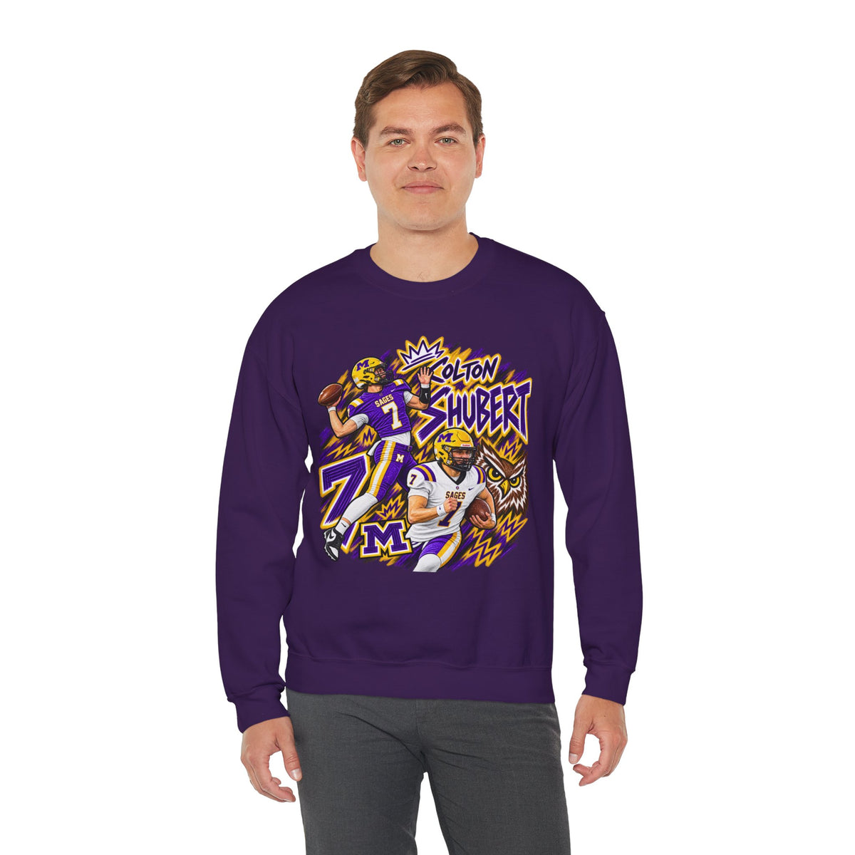 Colton Shubert Graphic Sketch Crewneck Sweatshirt