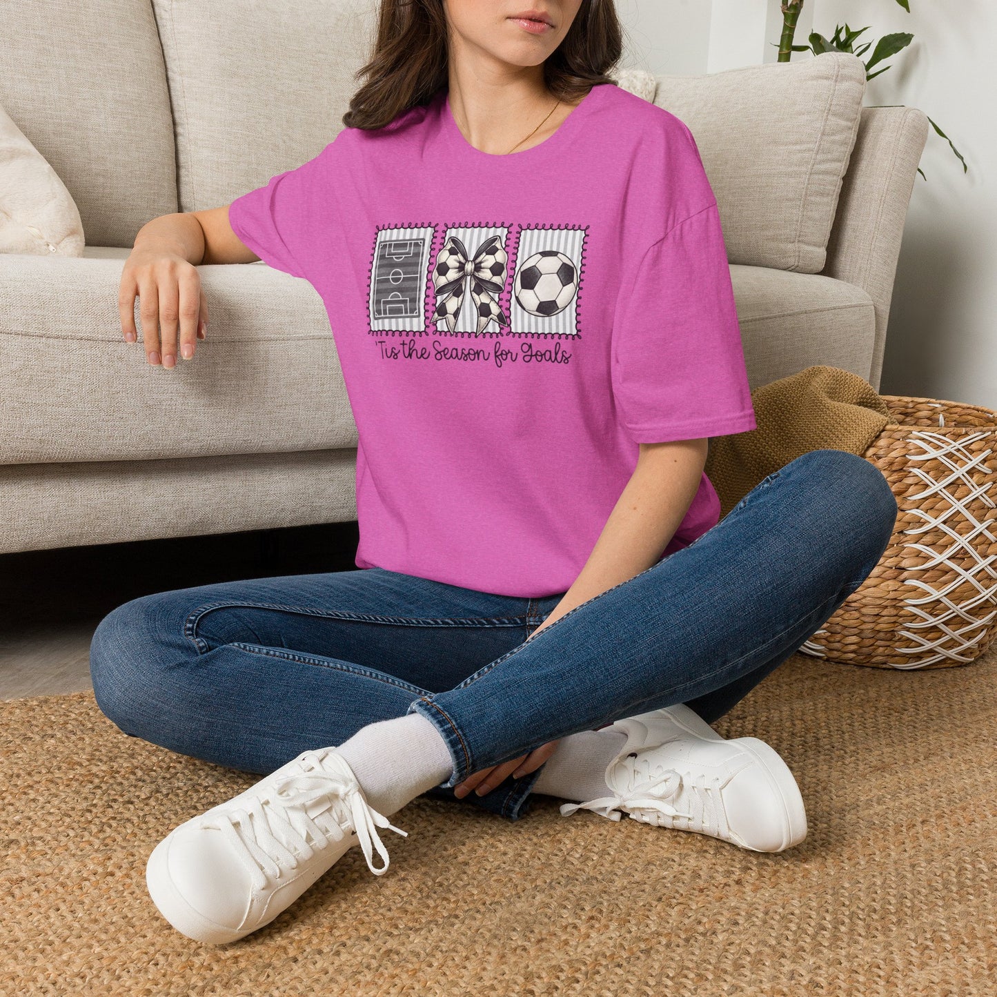 Soccer T‑Shirt — "Tis the Season for Goals"  Soccer Tee