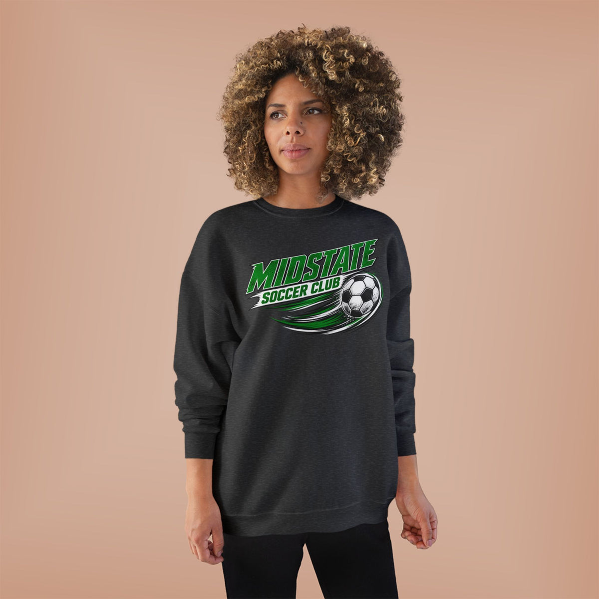 Midstate Crewneck Sweatshirt — Midstate Soccer Club Graphic
