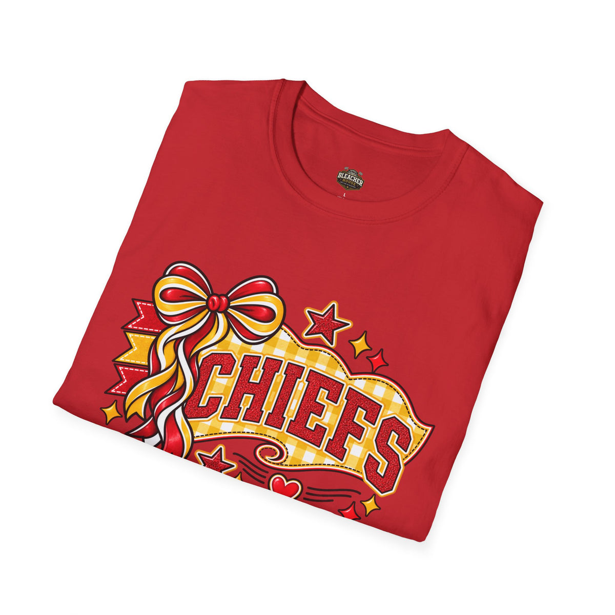 Chiefs Ribbon & Banner T-Shirt — Team Spirit Tee