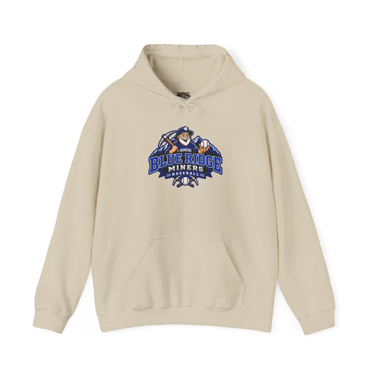 Blue Ridge Miners Mascot Logo Hoodie