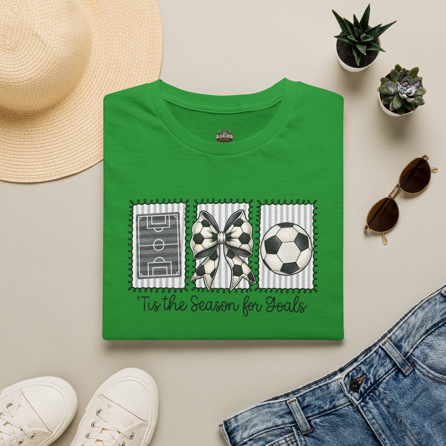 Soccer T‑Shirt — "Tis the Season for Goals"  Soccer Tee
