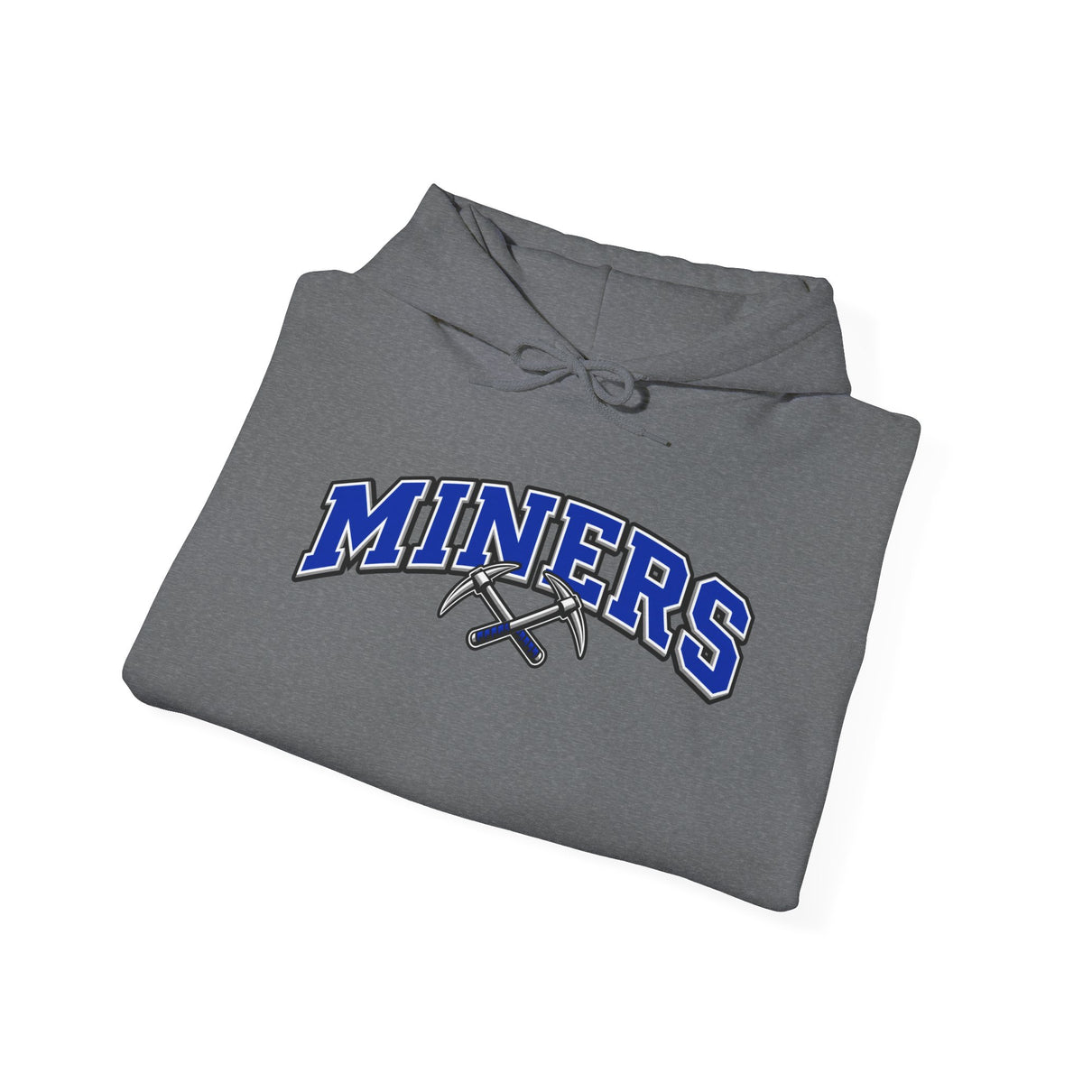 Miners Block Letter and Logo Hoodie