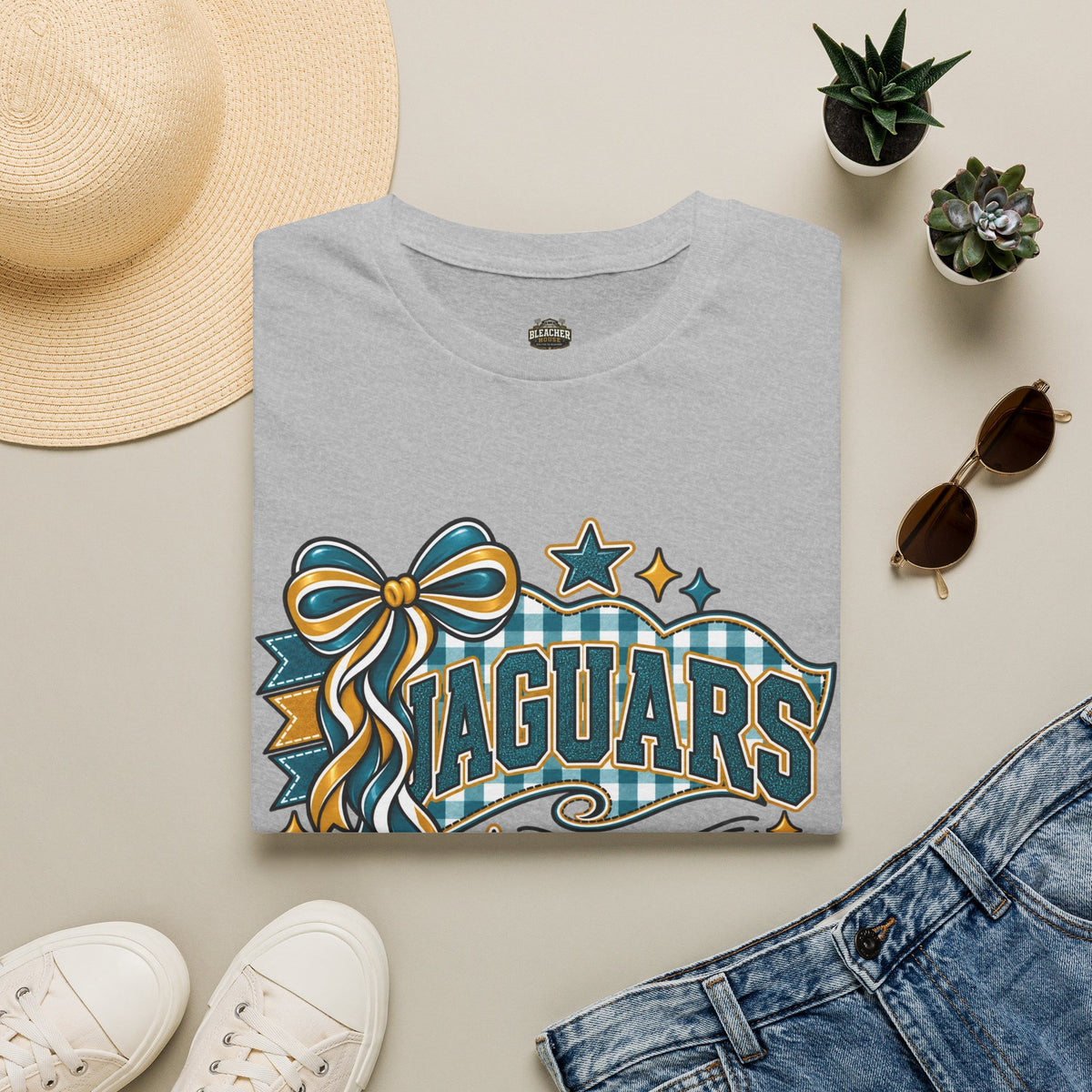 Jaguars Ribbon & Bow T‑Shirt — Team Spirit Tee