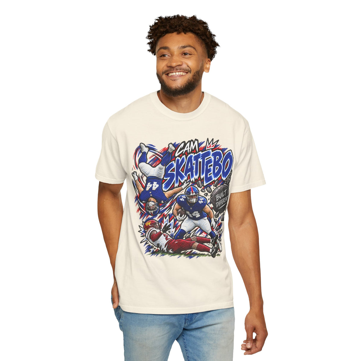 Cam Skattebo Graphic T-Shirt - Sunday Standouts Sketch Series