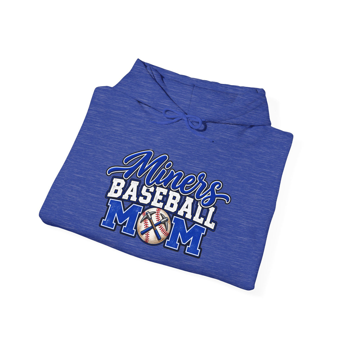 Miners Baseball Mom Hoodie – Supportive Team Spirit Pullover