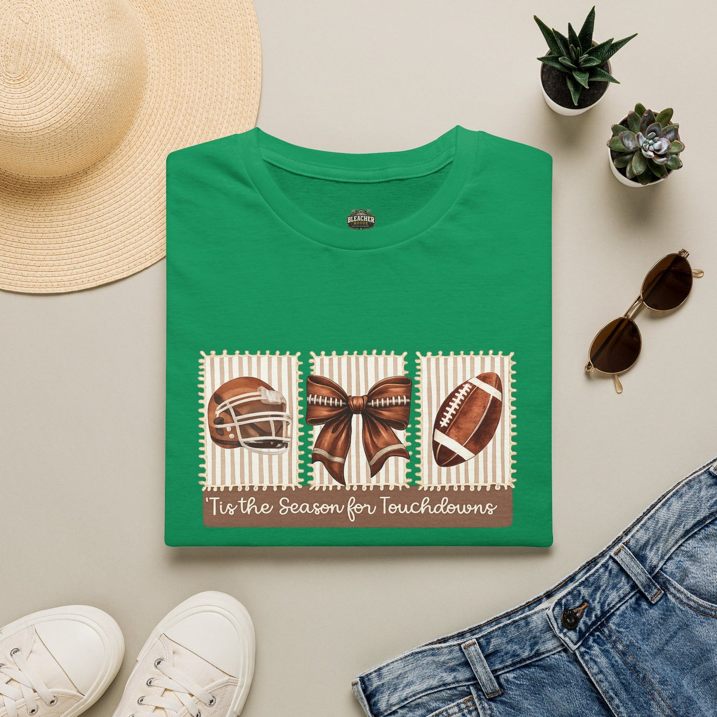Football Holiday T-Shirt — 'Tis the Season for Touchdowns