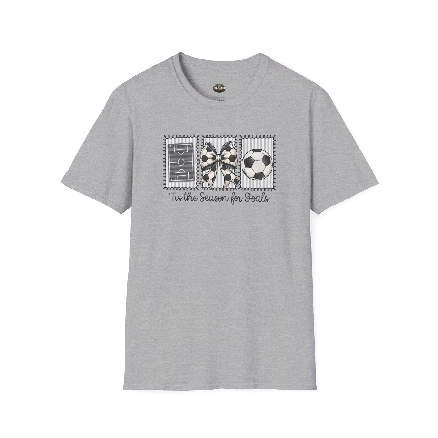 Soccer T‑Shirt — "Tis the Season for Goals"  Soccer Tee
