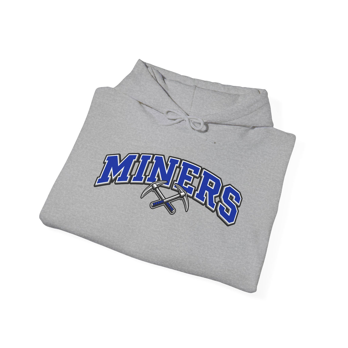 Miners Block Letter and Logo Hoodie