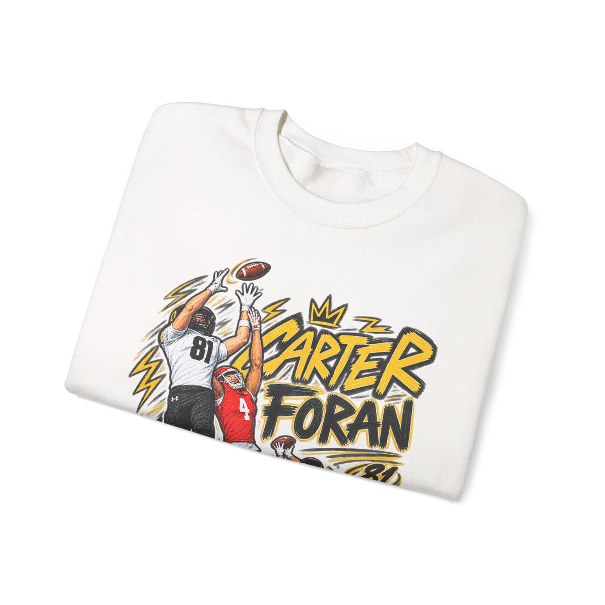 CARTER FORAN Graphic Crewneck - Saturday Standouts Sketch Series
