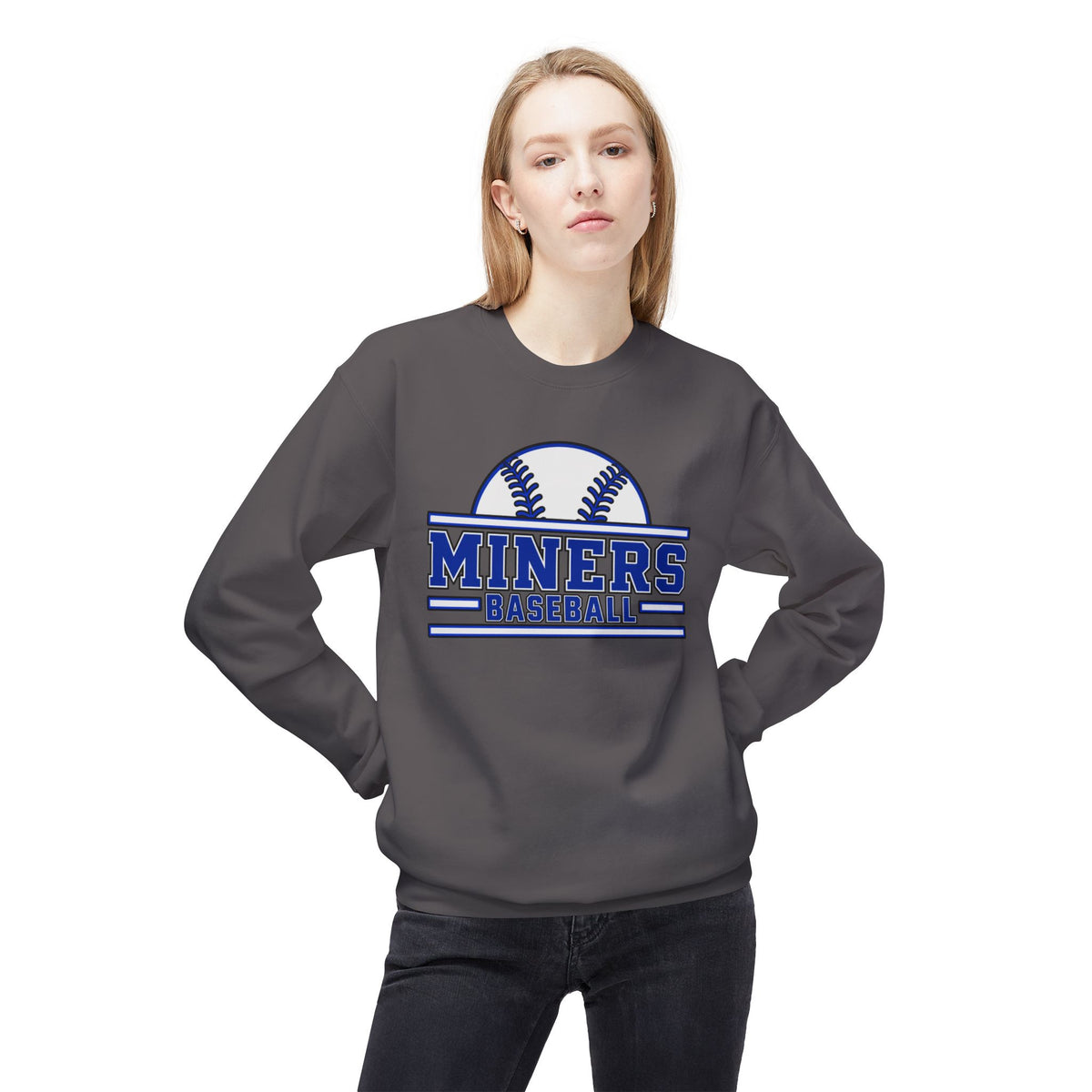 Miners Baseball Crewneck Sweatshirt