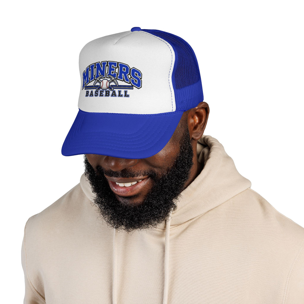 Miners Baseball Trucker Hat – Vintage Team Logo Mesh Cap
