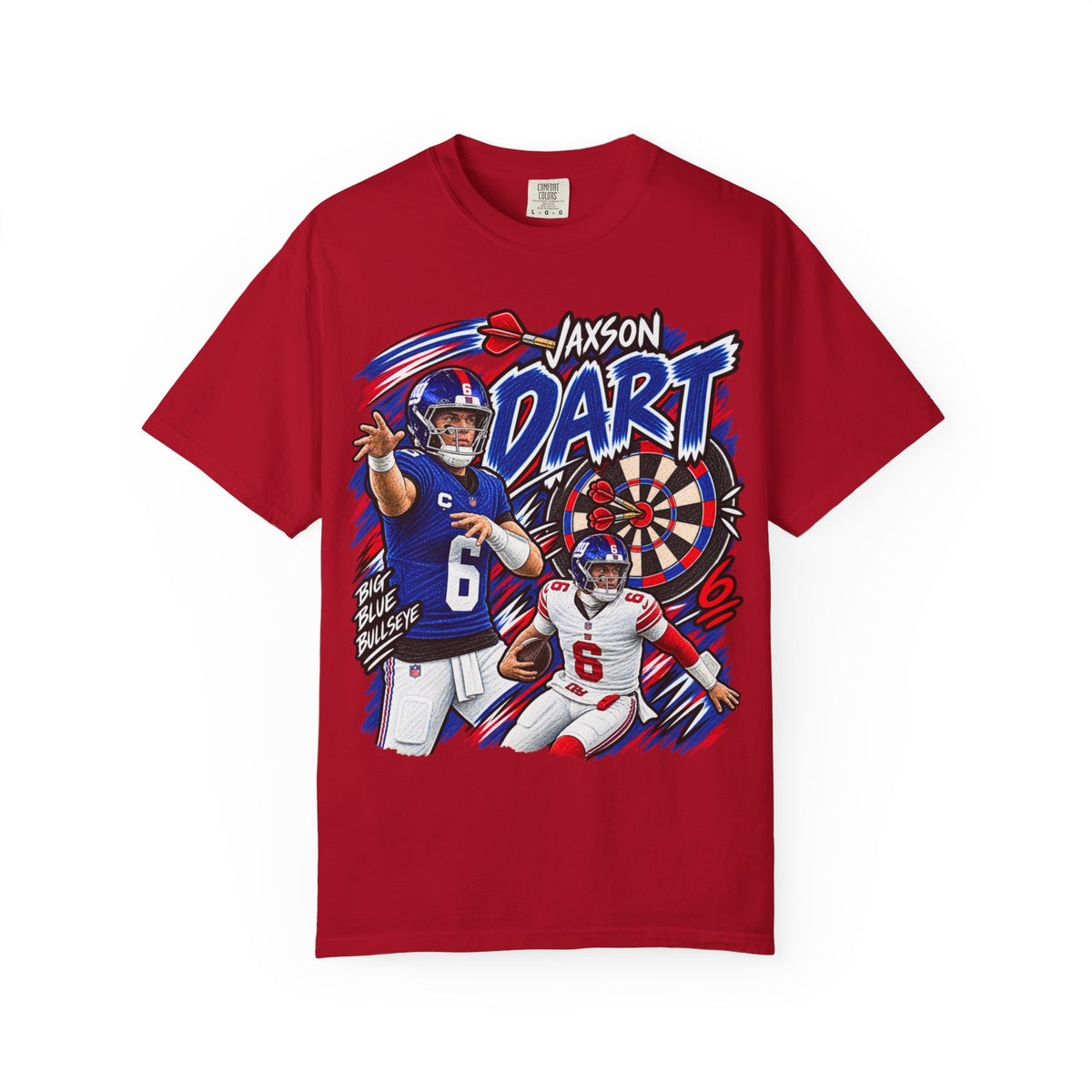 Jaxson Dart Graphic T-Shirt - Sunday Standouts Sketch Series