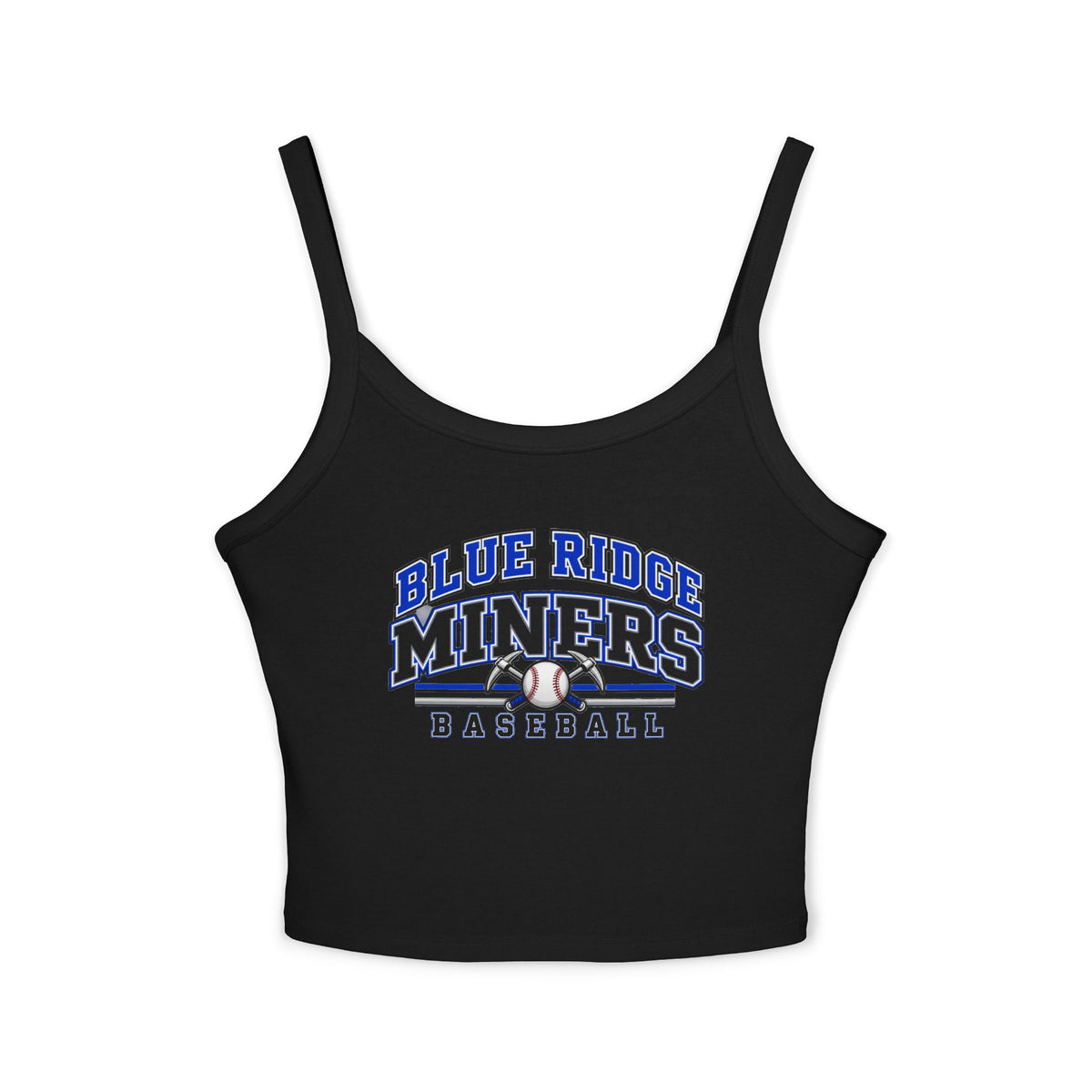 Blue Ridge Miners Baseball Tank Top - Women's Spaghetti Strap Graphic Tank