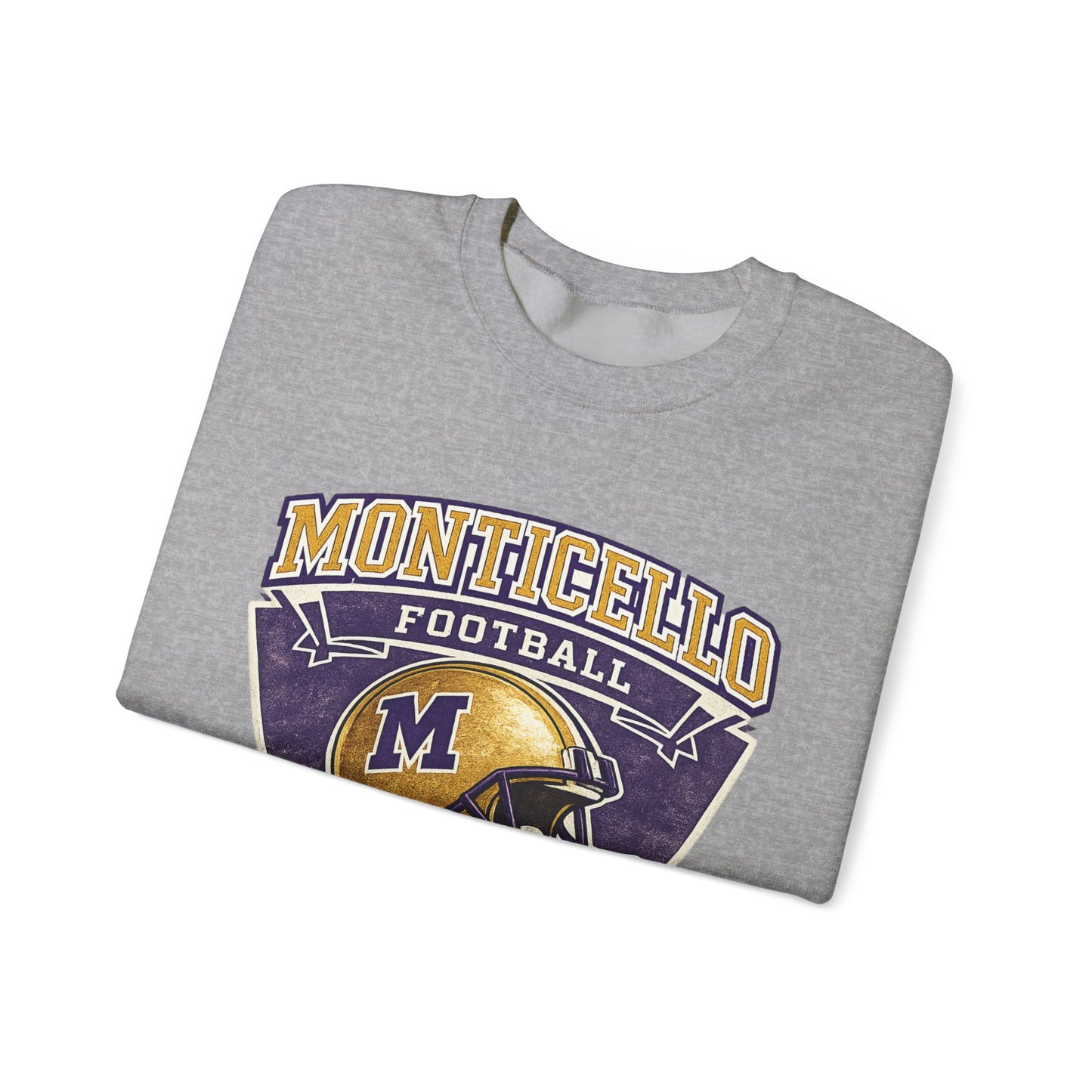 Monticello Football Vintage Crewneck Sweatshirt