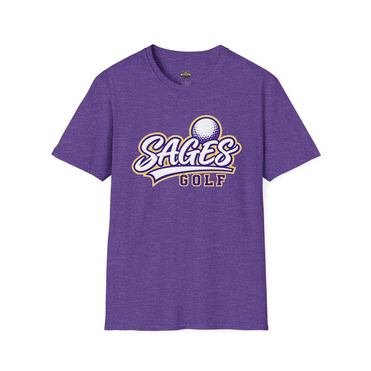Sages Golf Team T‑Shirt — Vintage Script Golf Ball Logo