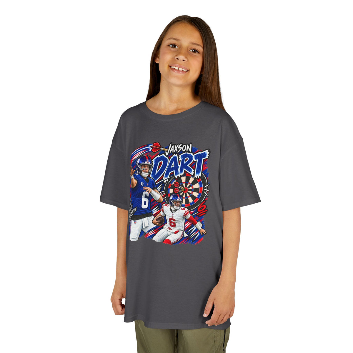 YOUTH Jaxson Dart Graphic T-Shirt - Sunday Standouts Sketch Series