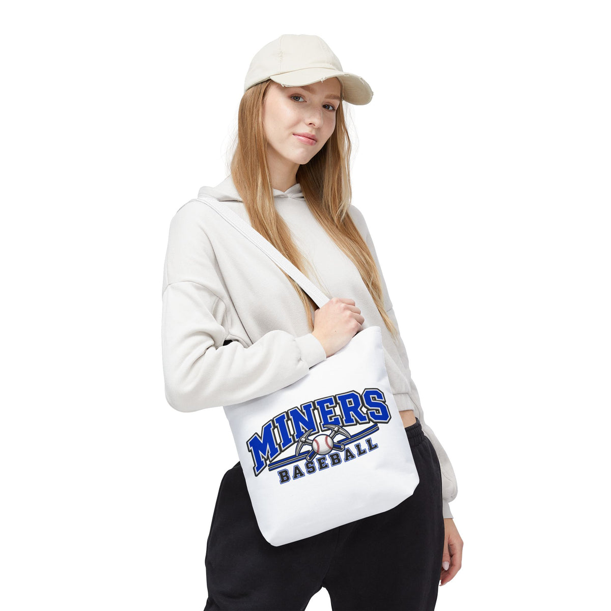 Miners Baseball Tote Bag — Team Logo Sports Carryall