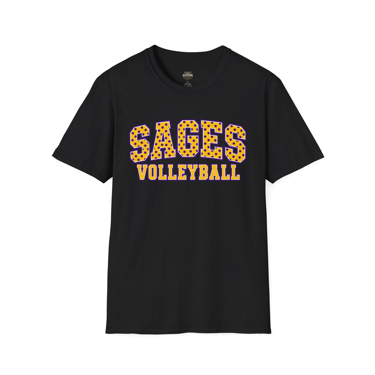Sages Volleyball Team T‑Shirt — Retro Polka Dot Varsity Tee