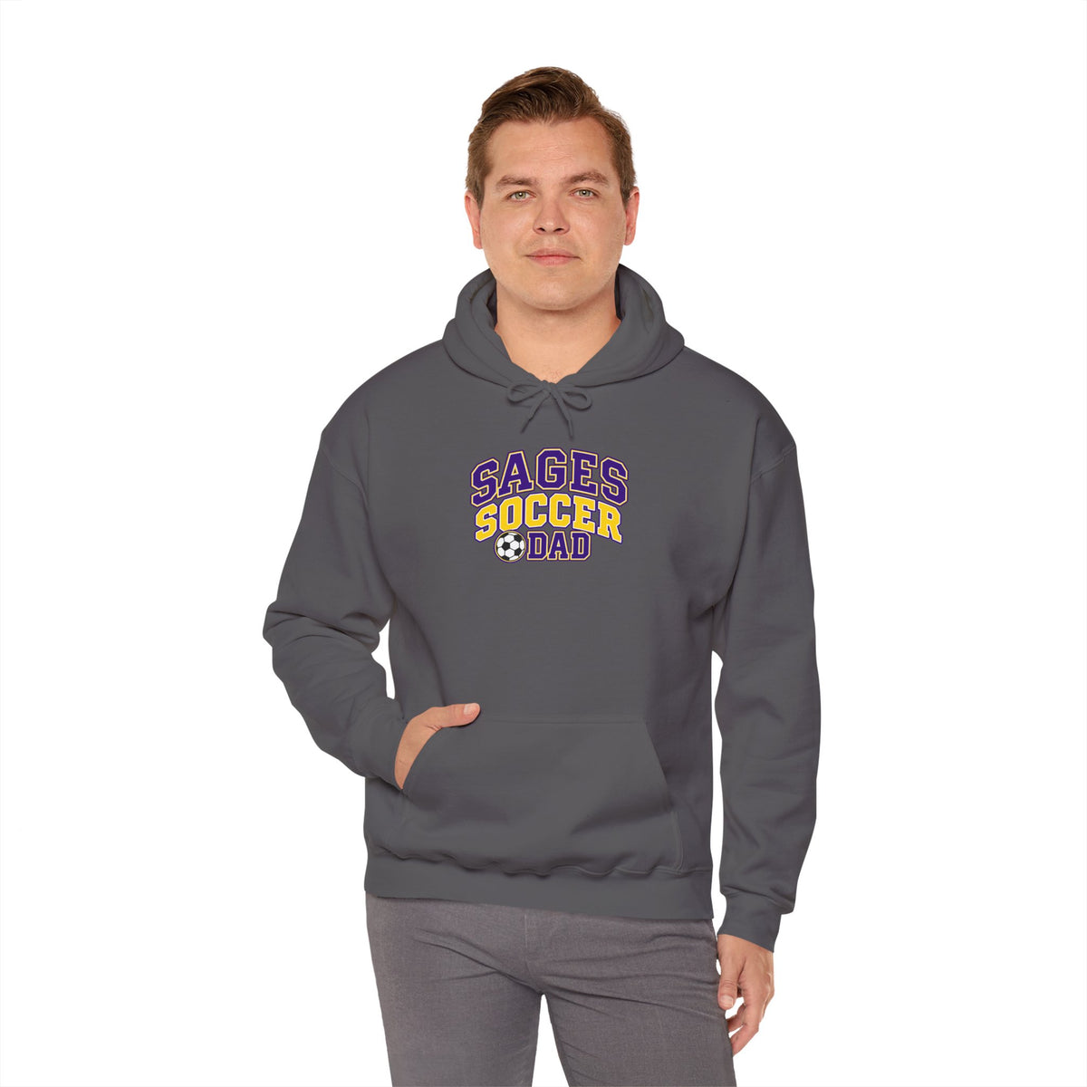 Sages Soccer Dad Unisex Heavy Blend™ Hooded Sweatshirt