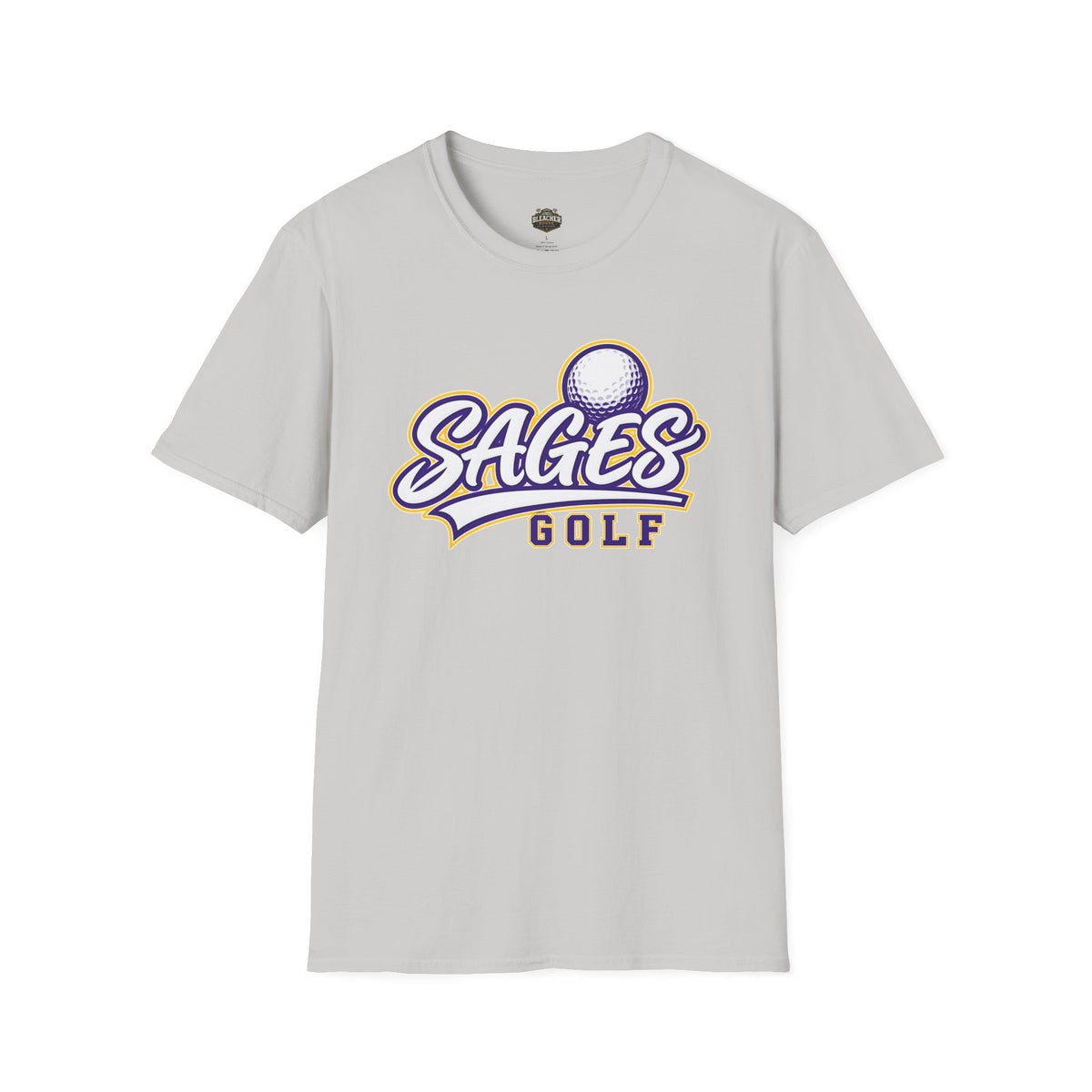 Sages Golf Team T‑Shirt — Vintage Script Golf Ball Logo