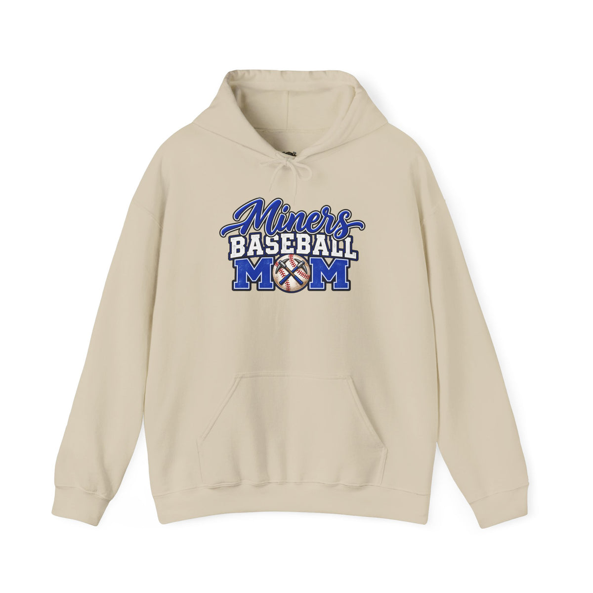 Miners Baseball Mom Hoodie – Supportive Team Spirit Pullover
