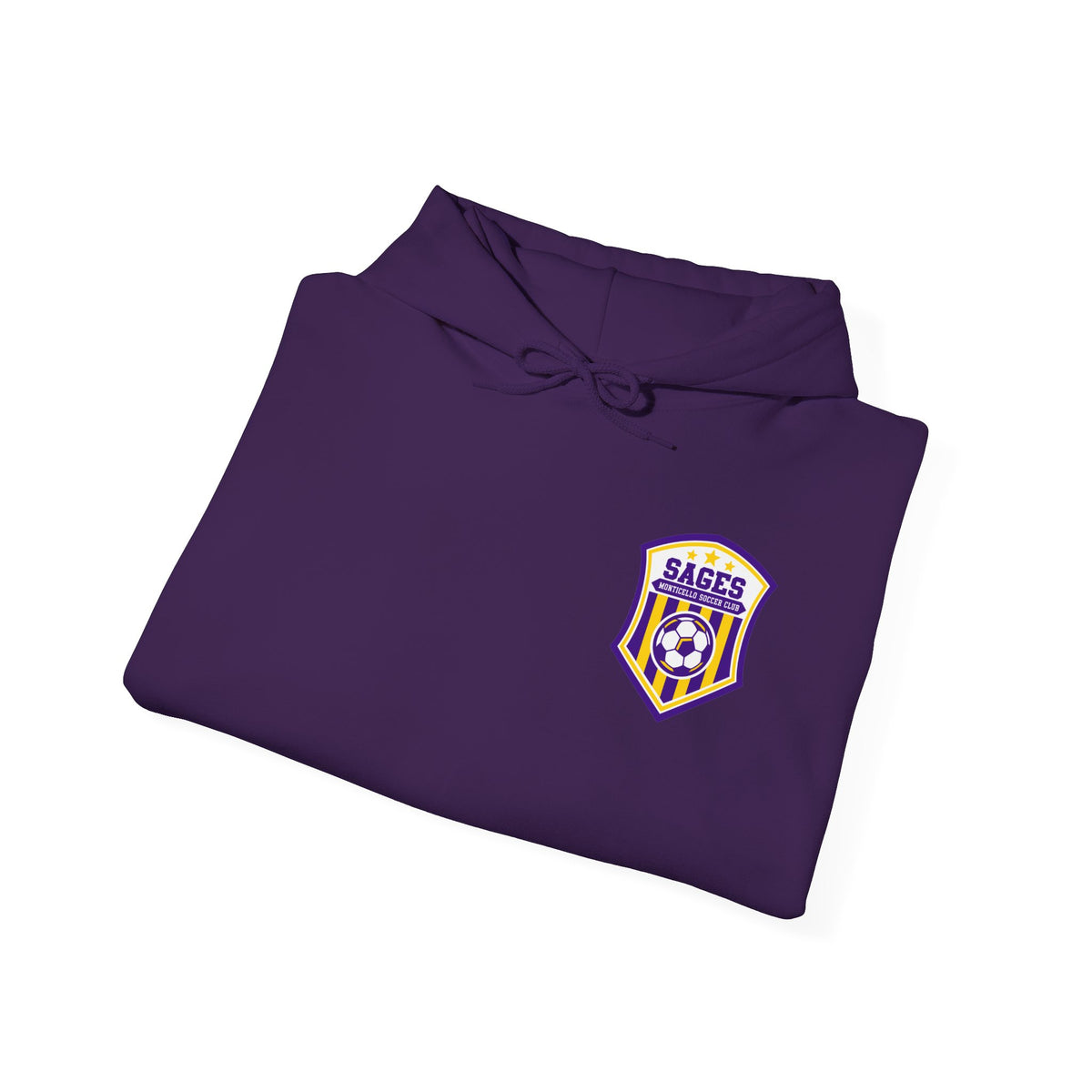 Monticello Soccer Club Crest Hoodie - Unisex Hooded Sweatshirt