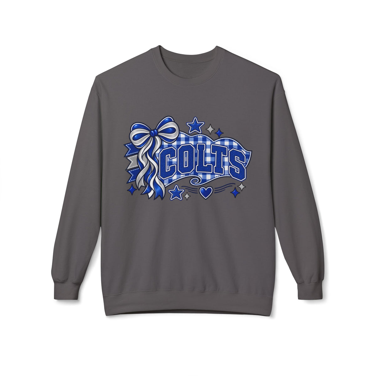 Colts Ribbon & Banner Crewneck Sweatshirt - Team Spirit Pullover