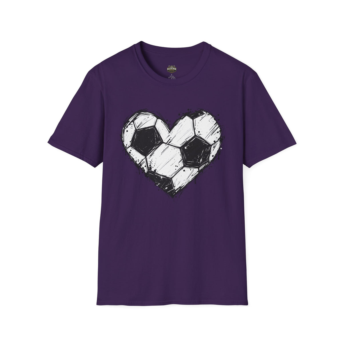 Soccer Heart T-Shirt — Grunge Love Football Tee