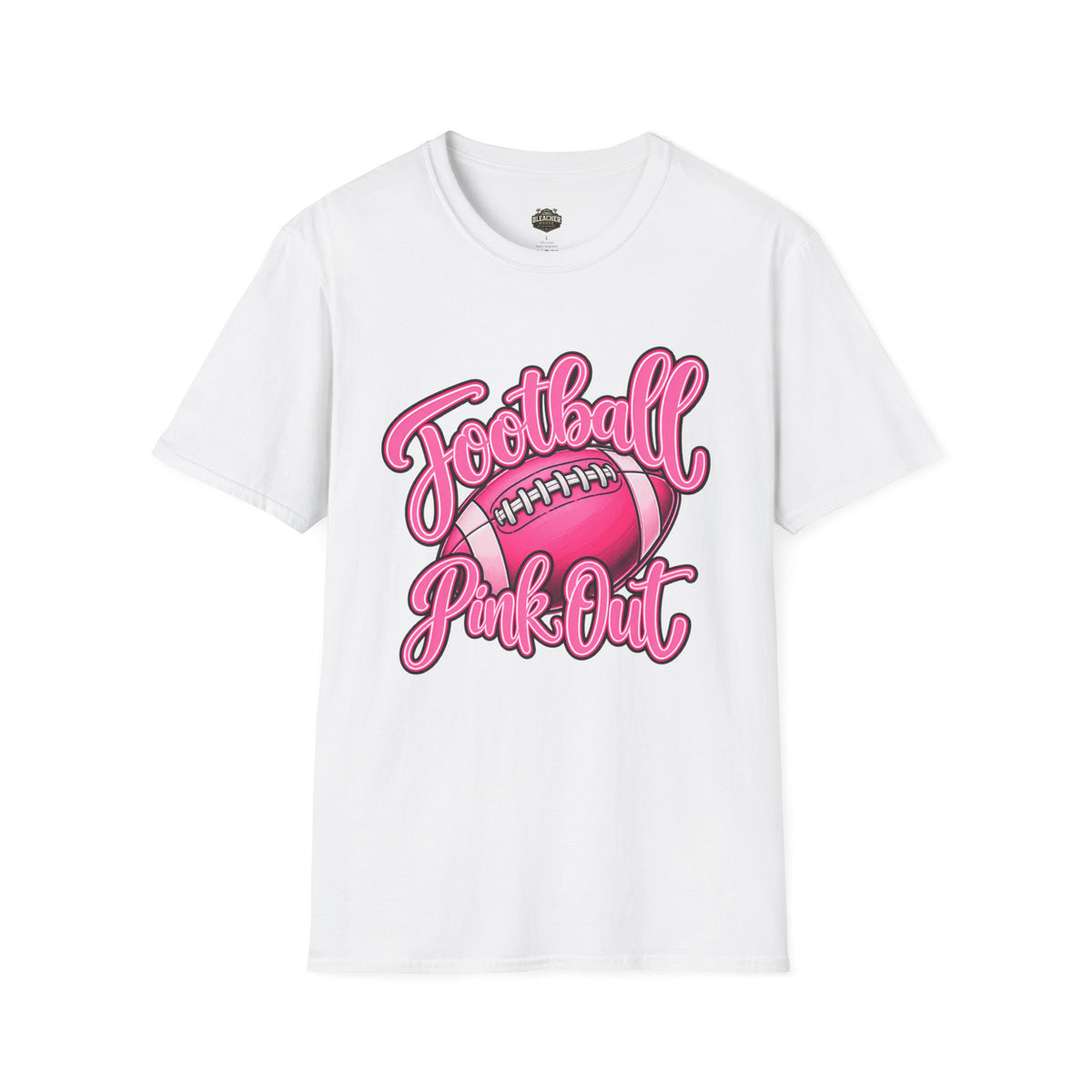 Football Pink Out T-Shirt — Pink Football Game Day Tee