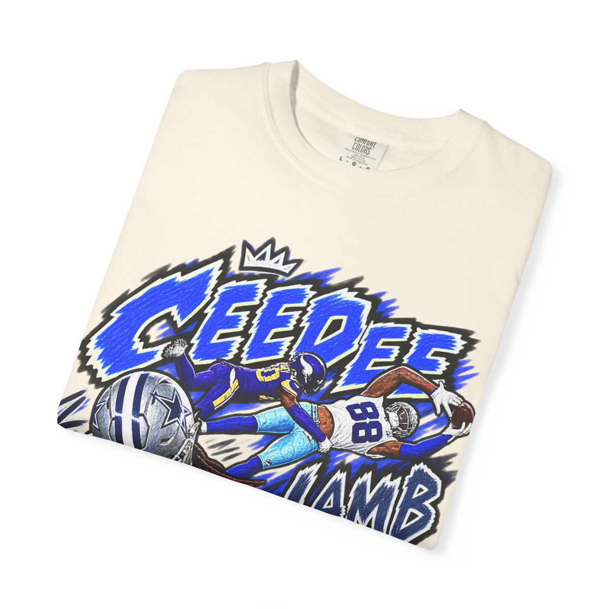 CeeDee Lamb Graphic T-Shirt - Sunday Standouts Sketch Series