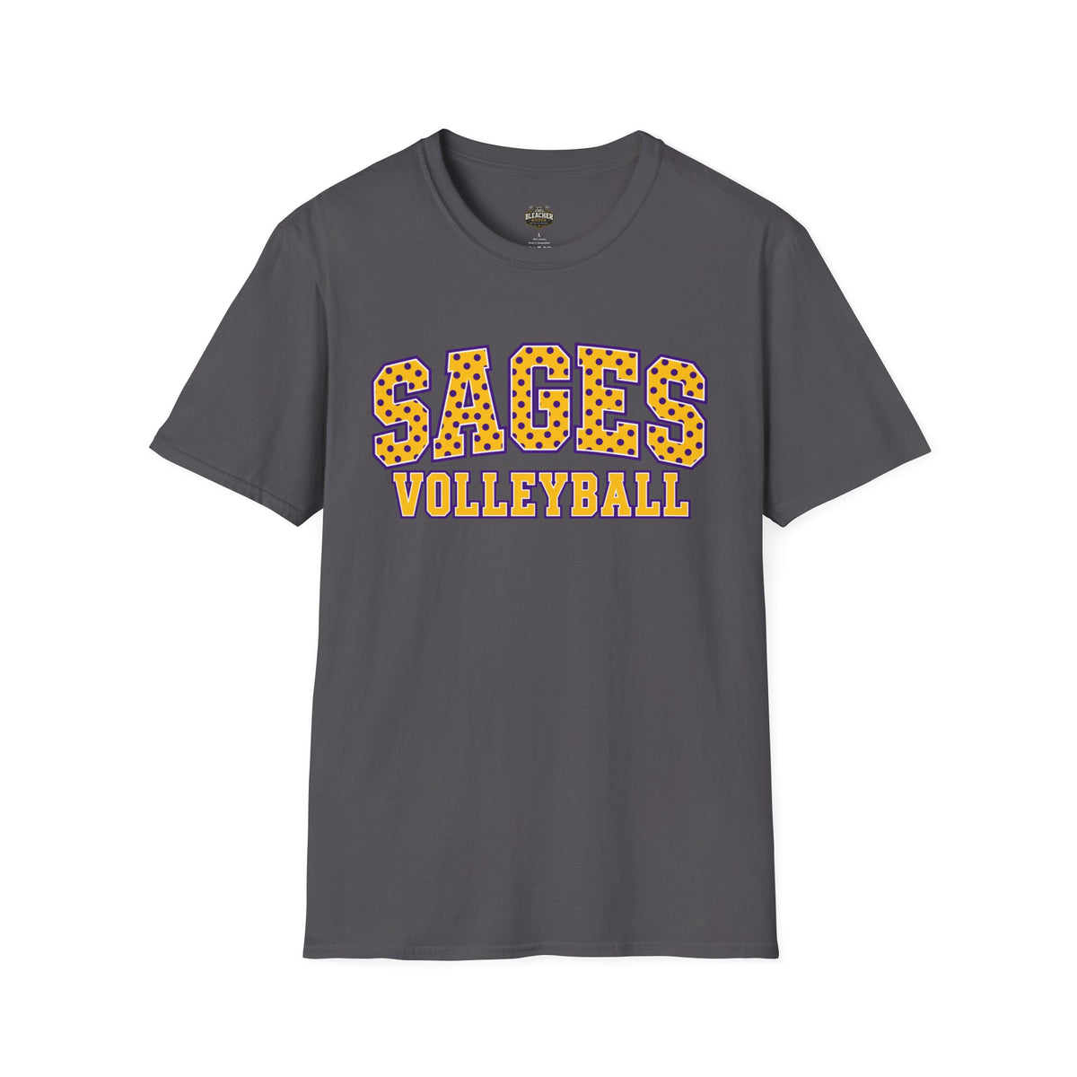 Sages Volleyball Team T‑Shirt — Retro Polka Dot Varsity Tee