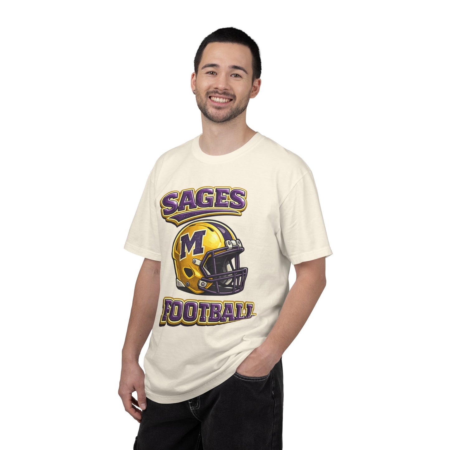 Sages Football Shiny Helmet T-Shirt