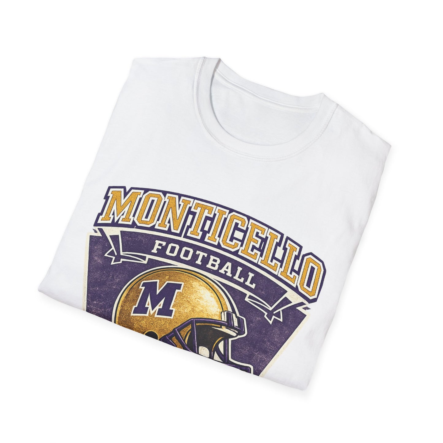 Monticello Football T-Shirt — Vintage Helmet Tee