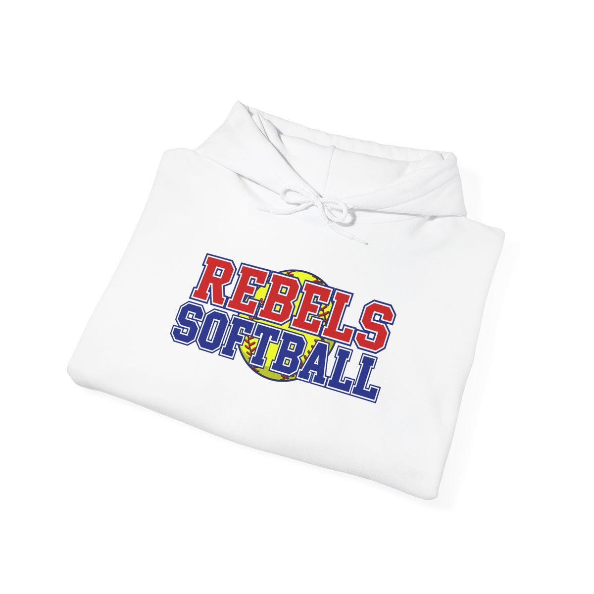 Rebels Softball Hoodie - Team Spirit Softball Pullover
