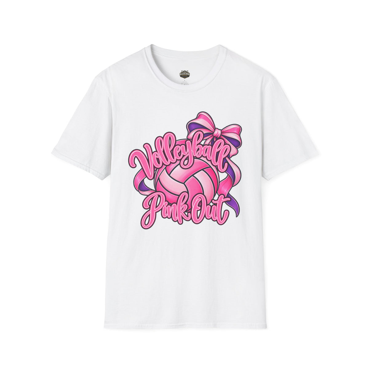Volleyball Pink Out Tee — Breast Cancer Awareness Volleyball Shirt