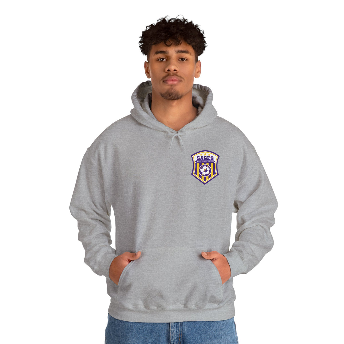 Monticello Soccer Club Crest Hoodie - Unisex Hooded Sweatshirt
